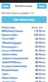 Using AstroDates is very simple. The third step is to view the relationship list.